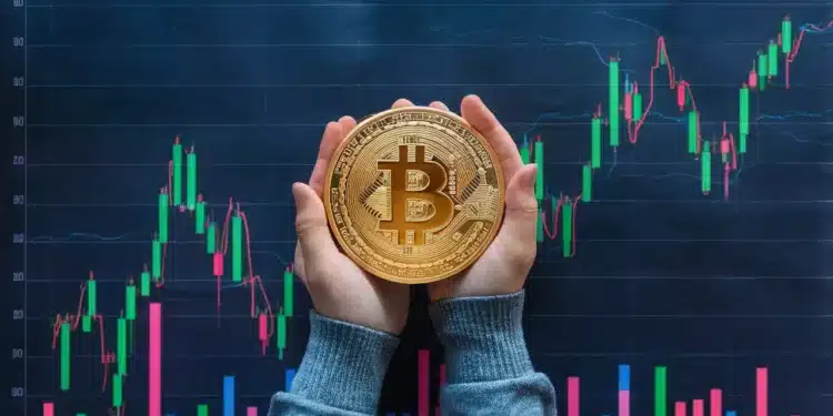 Bitcoinový investor a graf BTC