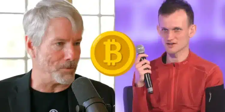 Michael Saylor a Vitalik Buterin