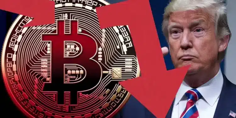 Prepad Bitcoinu a Donald Trump